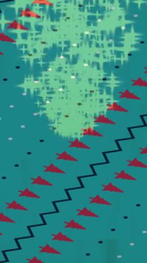 Benzersiz dijital hareket grafiklerine sahip yaratıcı sinematik projeler için yumuşak animasyon yüzeyi