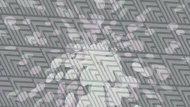 Benzersiz video giriş tasarımı projeleri için detaylı yüzey kalıbı film animasyon stili grafik girişi