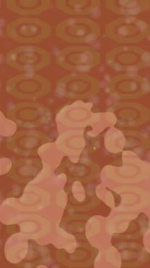 Benzersiz dijital animasyon tarzı grafikleri olan yaratıcı ortam tasarımı için yenilikçi hareket dokusu