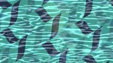 Benzersiz hareket dokusu tasarım sanatı ile profesyonel video düzenleme için modern soyut grafikler