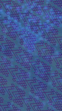 Benzersiz dijital animasyon tarzı grafikleri olan yaratıcı ortam tasarımı için yenilikçi hareket dokusu