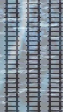 Soyut hareket desenli fütüristik video üretimi için dinamik dijital arkaplan