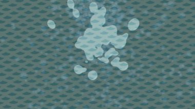 Dijital doku yüzey tasarım biçimi ile modern video animasyonu için gelişmiş hareket grafikleri