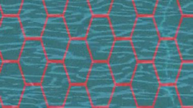 Lüks hareket projeleri için soyut tasarım stili animasyonu olan üst düzey dijital doku