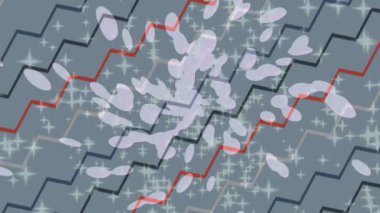 Organik desenli yüzey giriş stili video film sanatı ile soyut arkaplan tasarımı