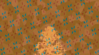 Organik desenli yüzey giriş stili video film sanatı ile soyut arkaplan tasarımı