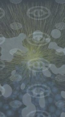 Benzersiz hareket grafikleri tasarım sanatına sahip yaratıcı film üretimi için özet bir arkaplan