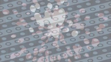 Benzersiz video giriş tasarımı projeleri için detaylı yüzey kalıbı film animasyon stili grafik girişi