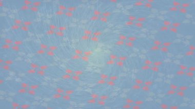 Soyut hareket desenli fütüristik video üretimi için dinamik dijital arkaplan