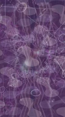 Dijital doku yüzey tasarım biçimi ile modern video animasyonu için gelişmiş hareket grafikleri