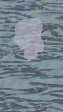 Lüks hareket projeleri için soyut tasarım stili animasyonu olan üst düzey dijital doku