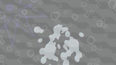 Yaratıcı video düzenleme film arkaplan tasarımı için minimalist organik hareket grafikleri