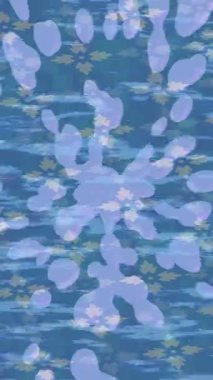 Soyut hareket desenli fütüristik video üretimi için dinamik dijital arkaplan