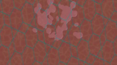 Benzersiz dijital animasyon tarzı grafikleri olan yaratıcı ortam tasarımı için yenilikçi hareket dokusu