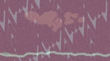 Dijital doku yüzey tasarım biçimi ile modern video animasyonu için gelişmiş hareket grafikleri