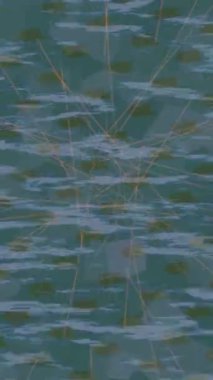 Organik desenli yüzey giriş stili video film sanatı ile soyut arkaplan tasarımı