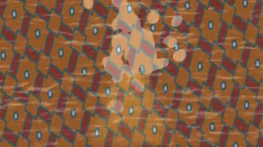 Benzersiz dijital animasyon tarzı grafikleri olan yaratıcı ortam tasarımı için yenilikçi hareket dokusu