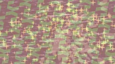 Soyut hareket desenli fütüristik video üretimi için dinamik dijital arkaplan