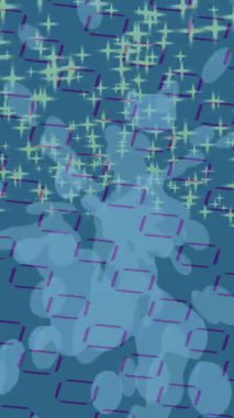 Soyut hareket desenli fütüristik video üretimi için dinamik dijital arkaplan