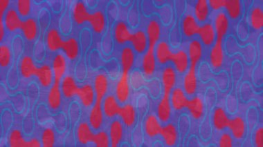 Dijital doku yüzey tasarım biçimi ile modern video animasyonu için gelişmiş hareket grafikleri