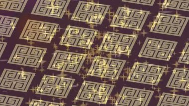 Dijital doku yüzey tasarım biçimi ile modern video animasyonu için gelişmiş hareket grafikleri