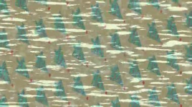 Benzersiz hareket grafikleri tasarım sanatına sahip yaratıcı film üretimi için özet bir arkaplan