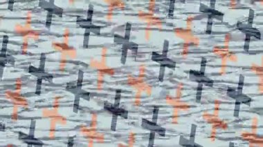 Organik desenli yüzey giriş stili video film sanatı ile soyut arkaplan tasarımı