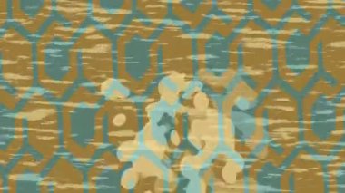 Soyut hareket desenli fütüristik video üretimi için dinamik dijital arkaplan