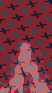 Dijital doku yüzey tasarım biçimi ile modern video animasyonu için gelişmiş hareket grafikleri