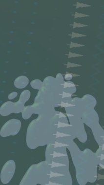 Soyut hareket desenli fütüristik video üretimi için dinamik dijital arkaplan