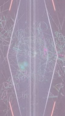 Lüks hareket projeleri için soyut tasarım stili animasyonu olan üst düzey dijital doku