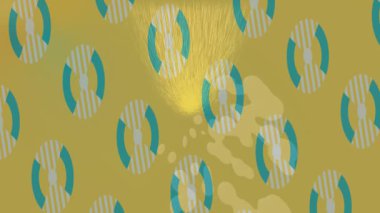 Yaratıcı video düzenleme film tasarımı için benzersiz hareket grafikleri biçimi giriş hareketi video pro