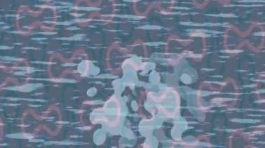 Benzersiz hareket dokusu tasarım sanatı ile profesyonel video düzenleme için modern soyut grafikler