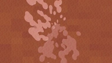 Organik desenli yüzey giriş stili video film sanatı ile soyut arkaplan tasarımı