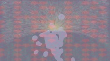 Dijital doku yüzey tasarım biçimi ile modern video animasyonu için gelişmiş hareket grafikleri