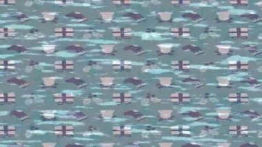 Lüks hareket projeleri için soyut tasarım stili animasyonu olan üst düzey dijital doku