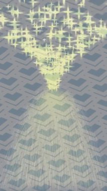 Organik desenli yüzey giriş stili video film sanatı ile soyut arkaplan tasarımı