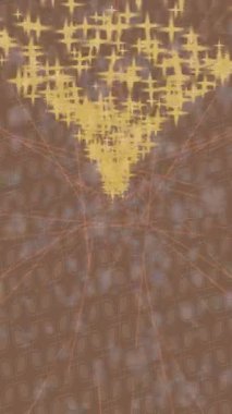 Soyut hareket desenli fütüristik video üretimi için dinamik dijital arkaplan