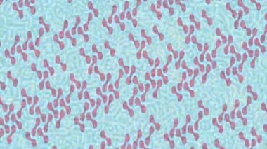 Benzersiz dijital animasyon tarzı grafikleri olan yaratıcı ortam tasarımı için yenilikçi hareket dokusu