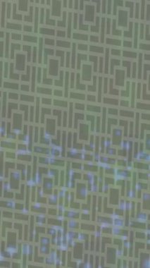 Soyut hareket desenli fütüristik video üretimi için dinamik dijital arkaplan