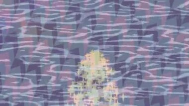 Benzersiz dijital animasyon tarzı grafikleri olan yaratıcı ortam tasarımı için yenilikçi hareket dokusu