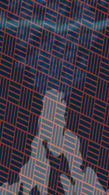 Benzersiz dijital animasyon tarzı grafikleri olan yaratıcı ortam tasarımı için yenilikçi hareket dokusu