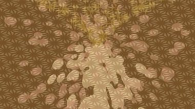 Benzersiz video giriş tasarımı projeleri için detaylı yüzey kalıbı film animasyon stili grafik girişi