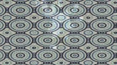 Benzersiz dijital animasyon tarzı grafikleri olan yaratıcı ortam tasarımı için yenilikçi hareket dokusu