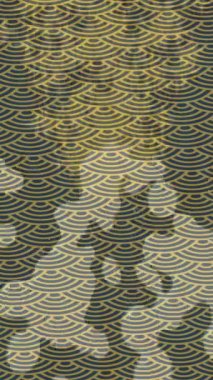 Benzersiz video giriş tasarımı projeleri için detaylı yüzey kalıbı film animasyon stili grafik girişi