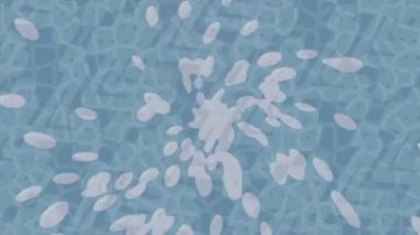 Benzersiz dijital animasyon tarzı grafikleri olan yaratıcı ortam tasarımı için yenilikçi hareket dokusu