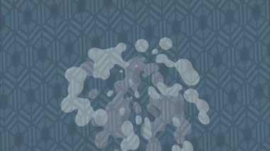 Benzersiz dijital animasyon tarzı grafikleri olan yaratıcı ortam tasarımı için yenilikçi hareket dokusu