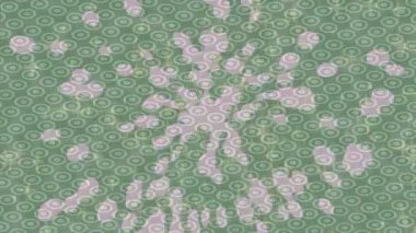 Organik desenli yüzey giriş stili video film sanatı ile soyut arkaplan tasarımı