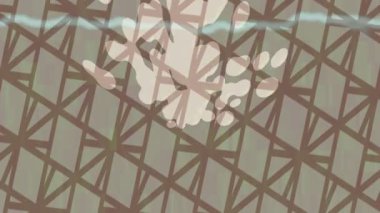 Soyut hareket desenli fütüristik video üretimi için dinamik dijital arkaplan