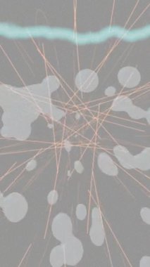 Soyut hareket desenli fütüristik video üretimi için dinamik dijital arkaplan